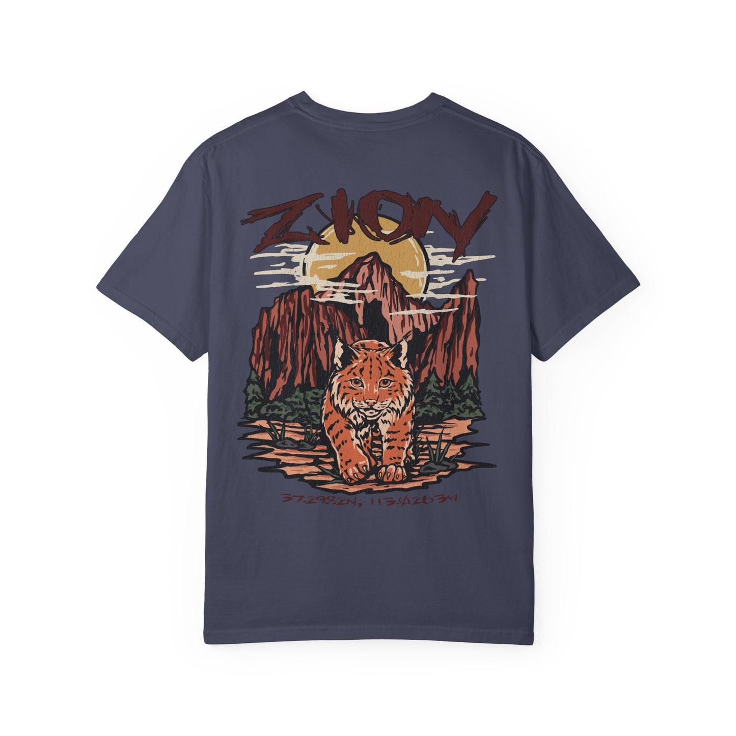 Zion National Park Coordinates T-Shirt