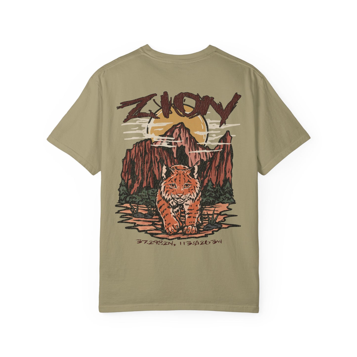 Zion National Park Coordinates T-Shirt