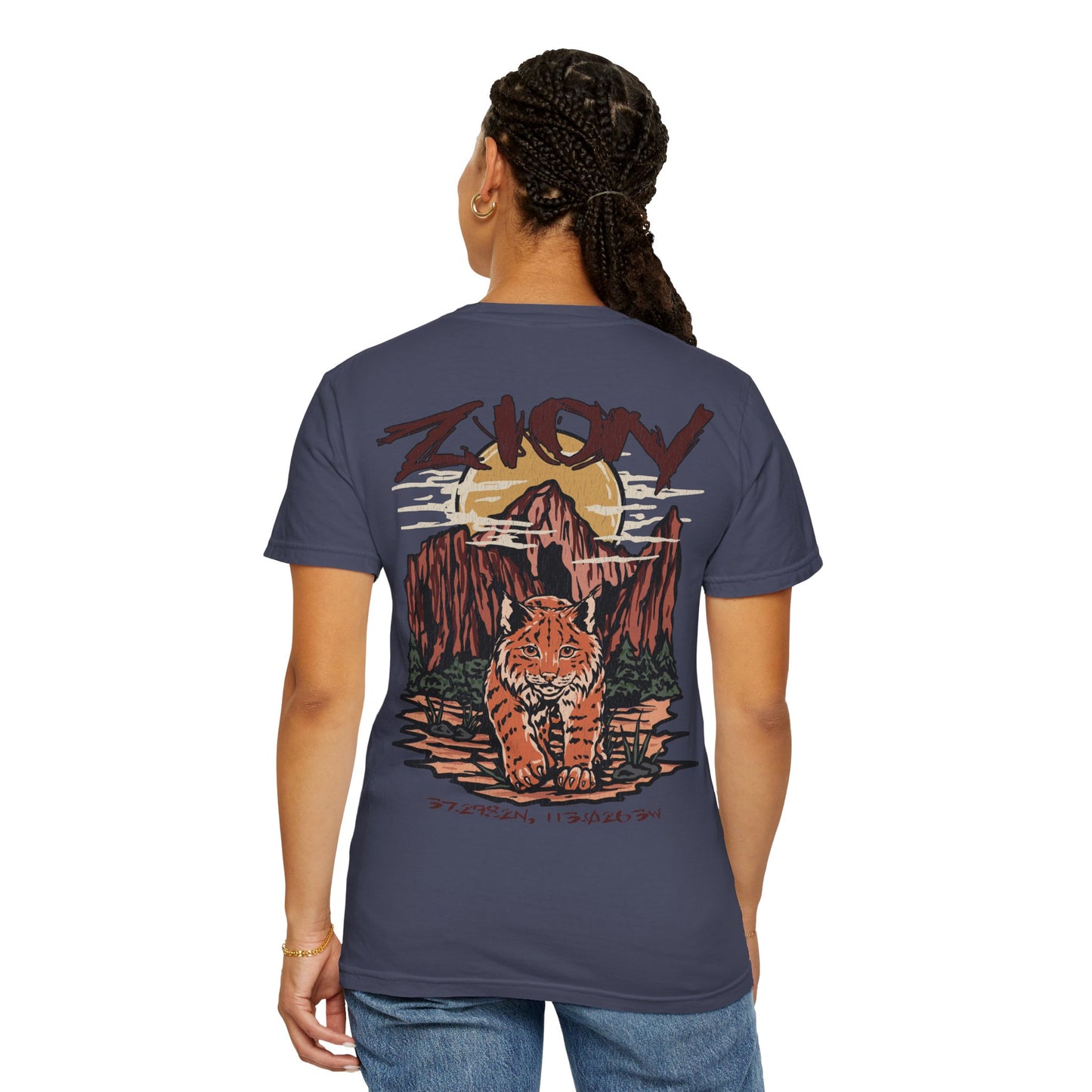Zion National Park Coordinates T-Shirt
