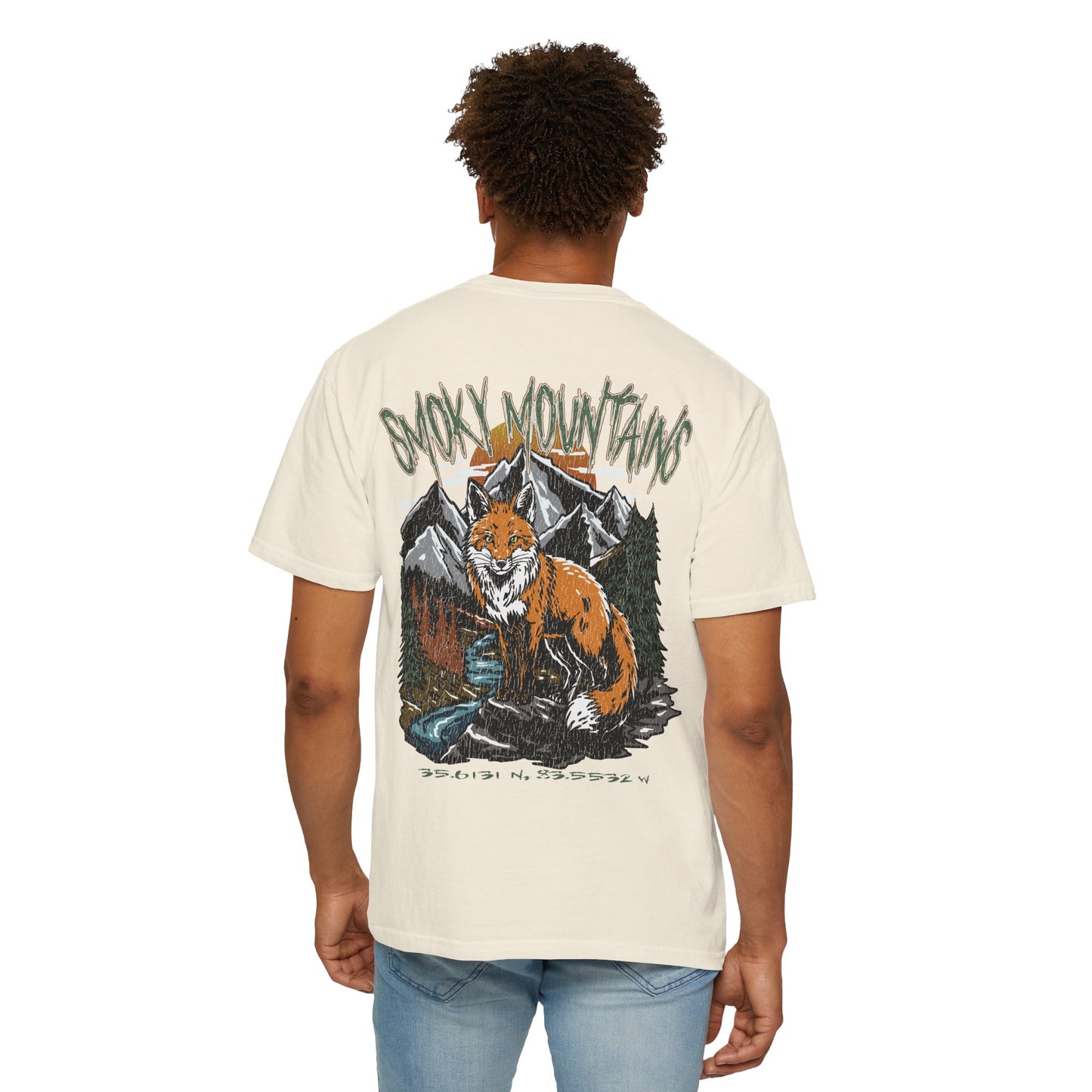 Smoky Mountains National Park Coordinates T-Shirt