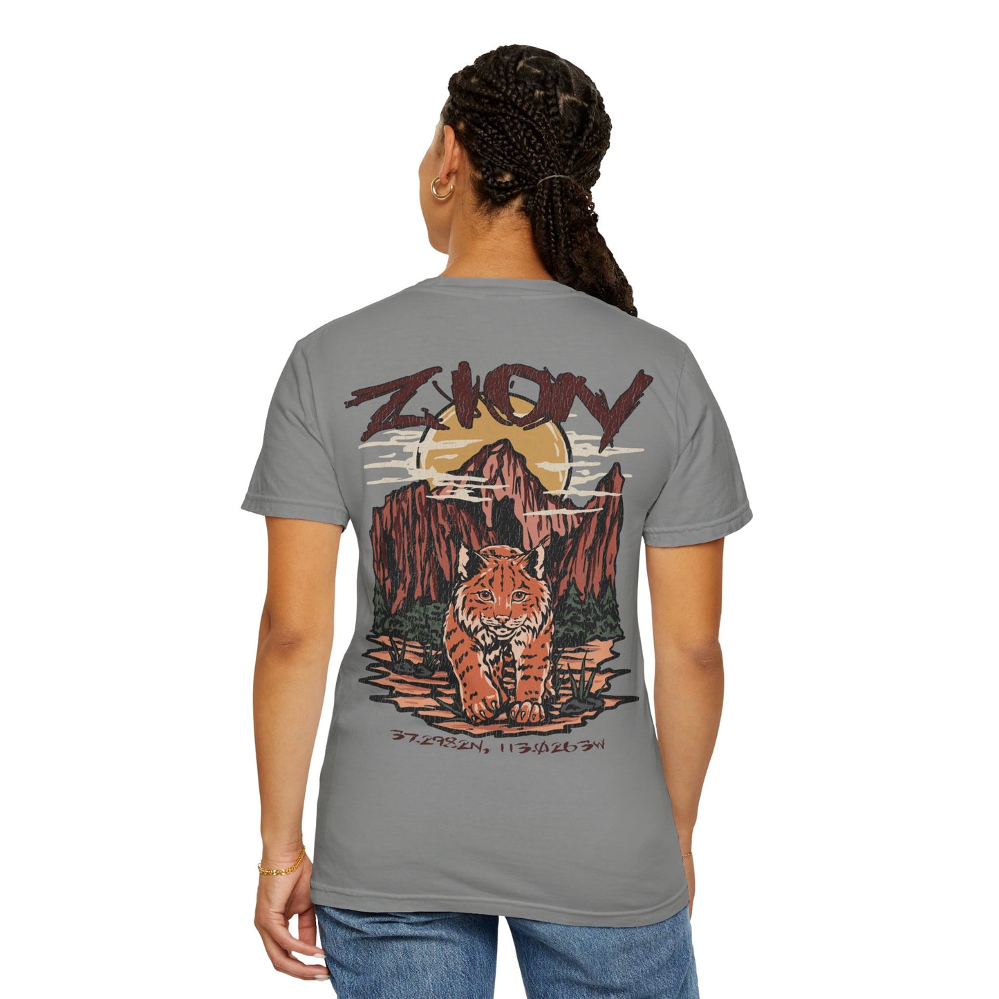 Zion National Park Coordinates T-Shirt