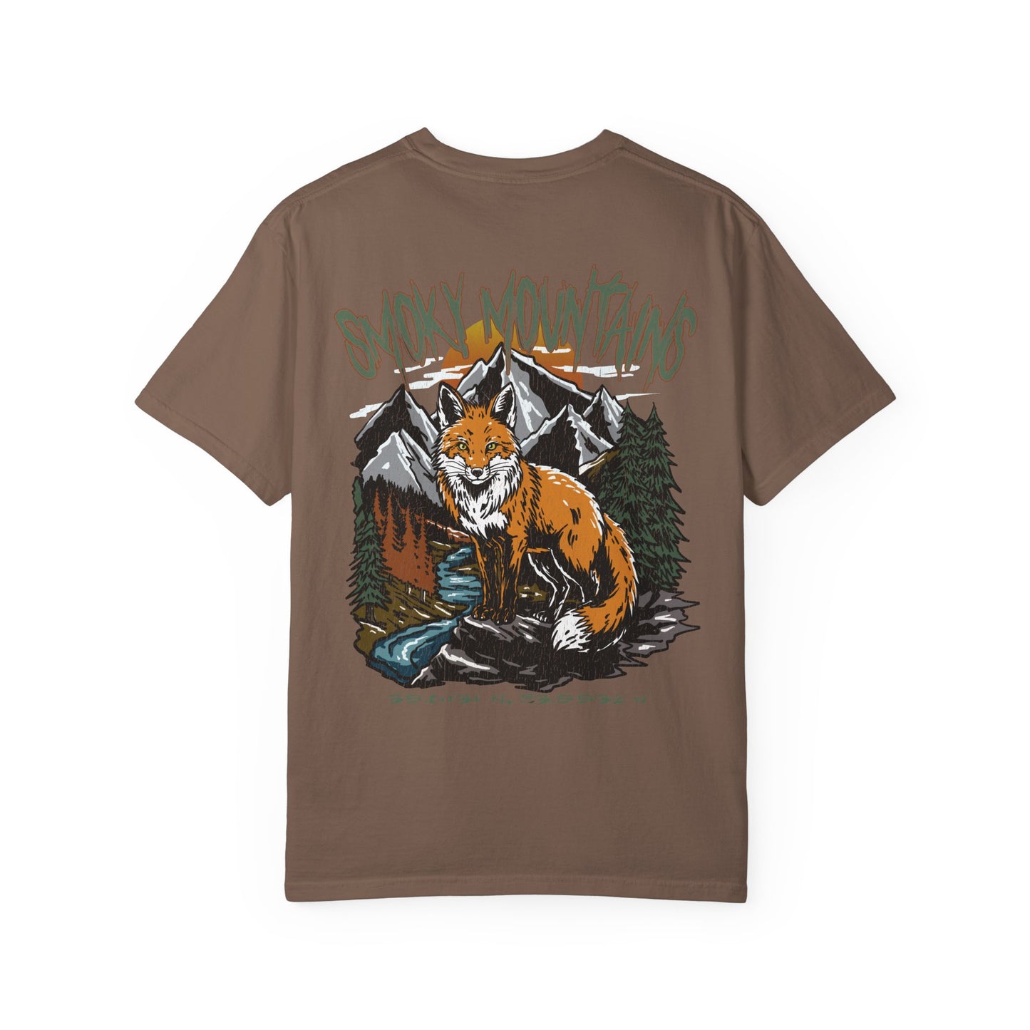 Smoky Mountains National Park Coordinates T-Shirt