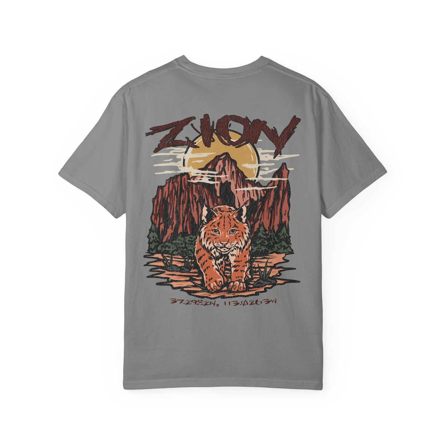 Zion National Park Coordinates T-Shirt