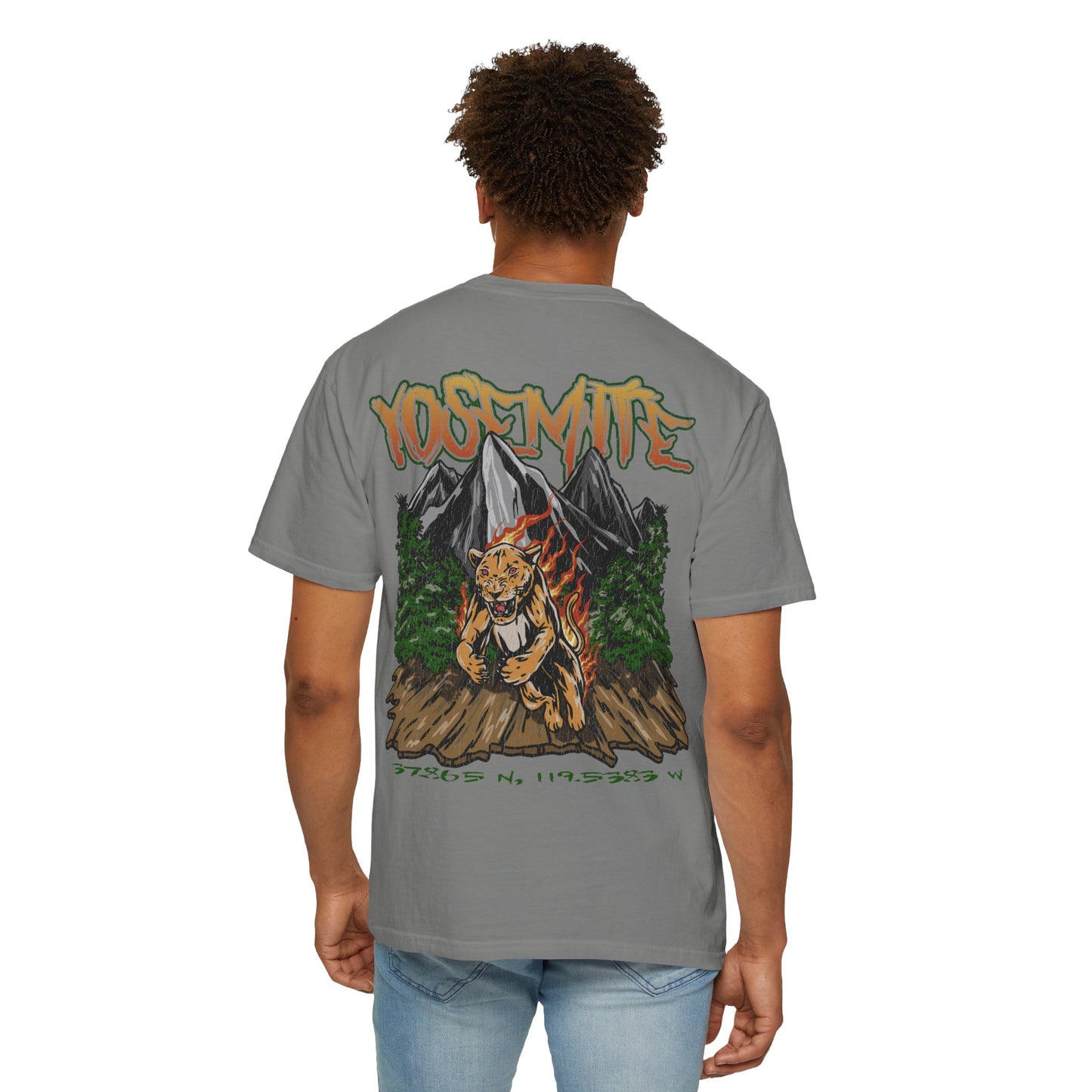 Yosemite National Park Coordinates T-Shirt