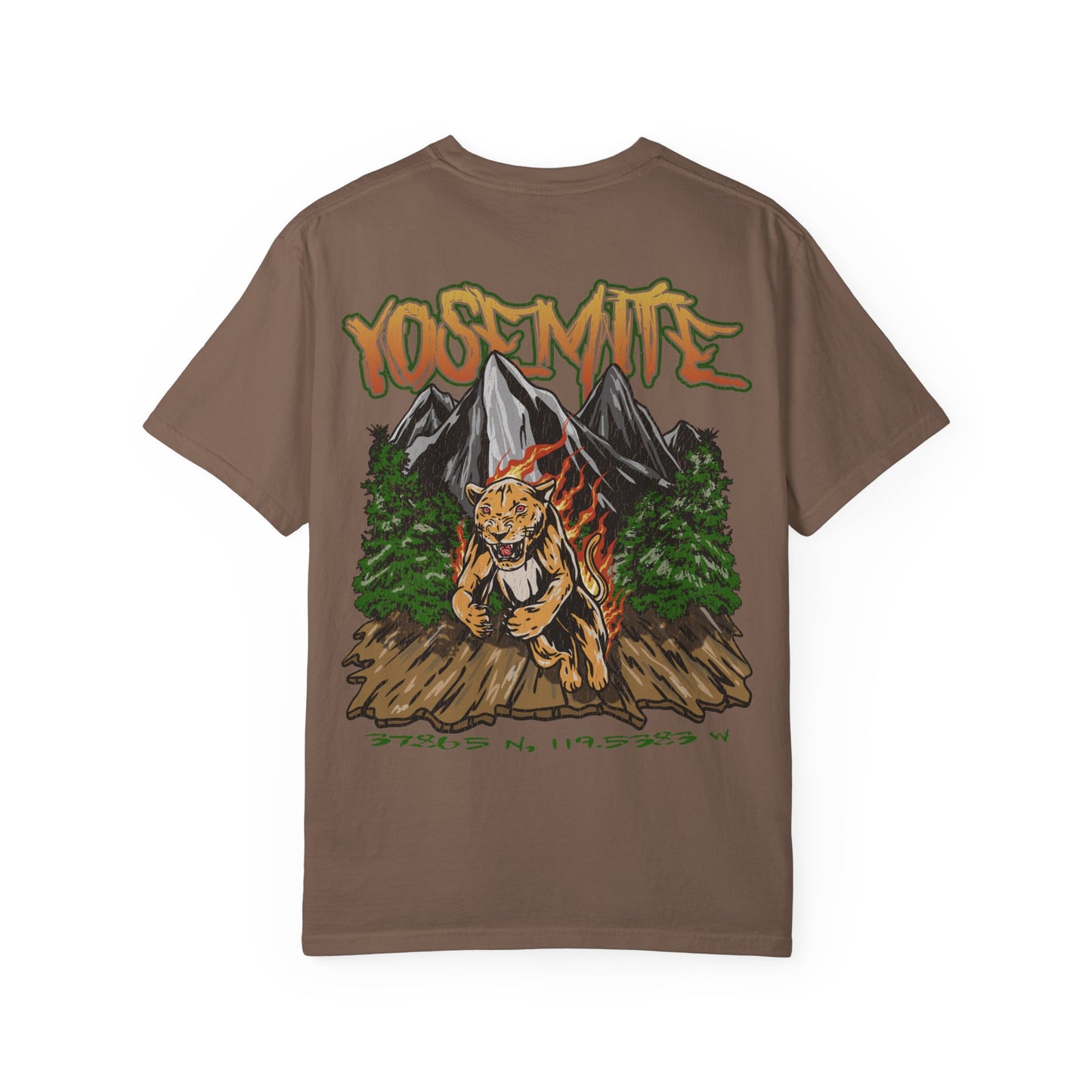 Yosemite National Park Coordinates T-Shirt