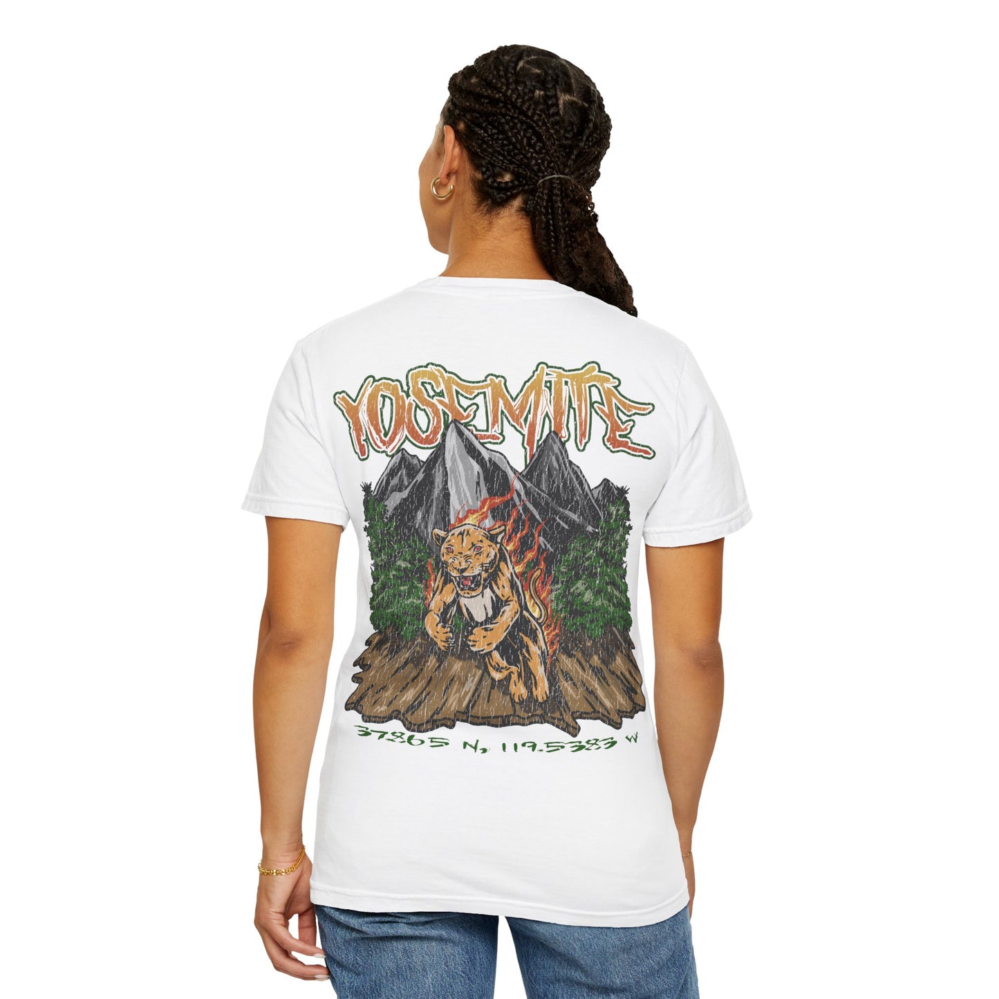 Yosemite National Park Coordinates T-Shirt