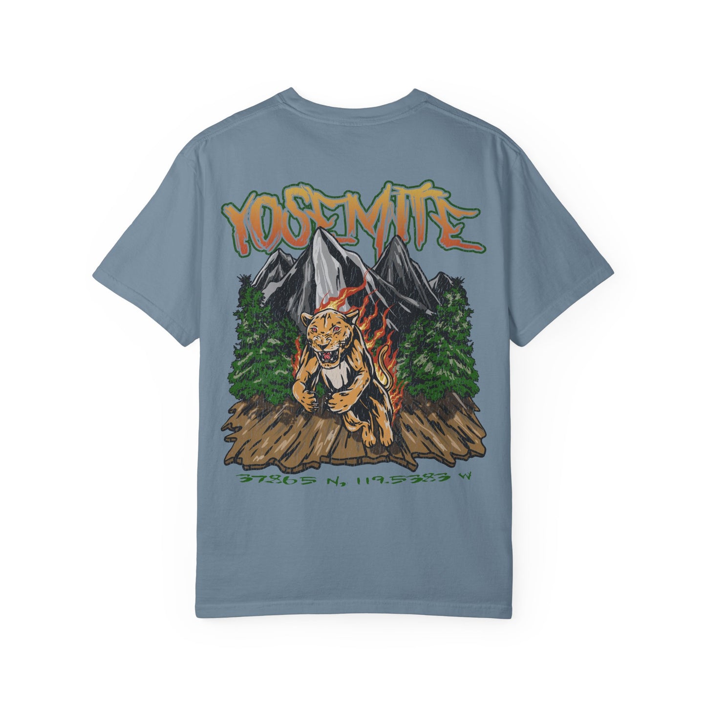 Yosemite National Park Coordinates T-Shirt