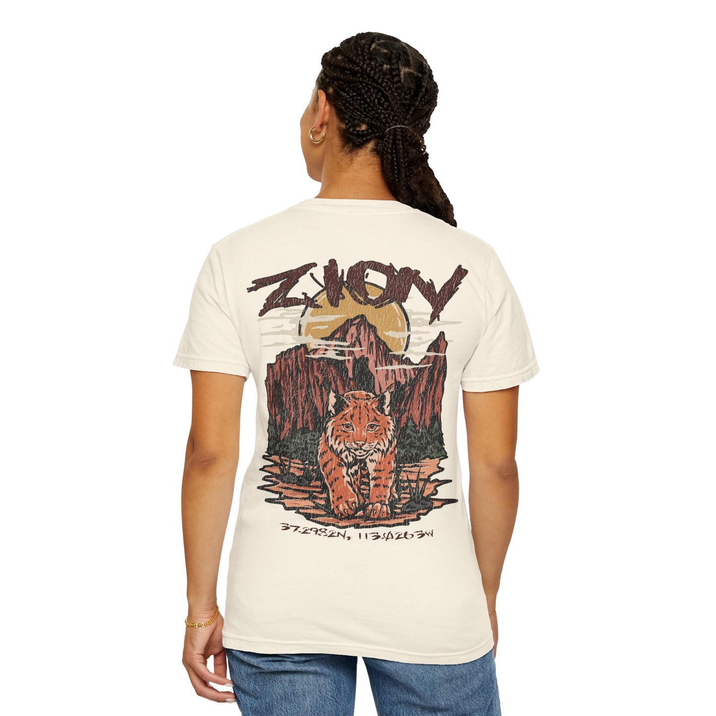 Zion National Park Coordinates T-Shirt