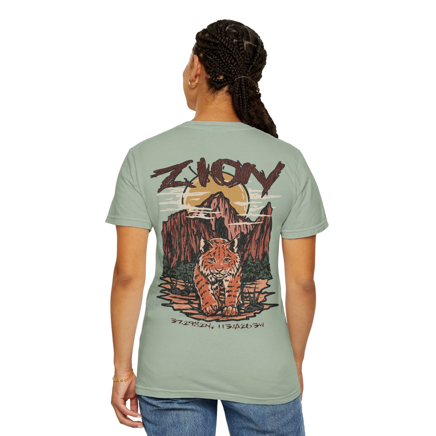 Zion National Park Coordinates T-Shirt
