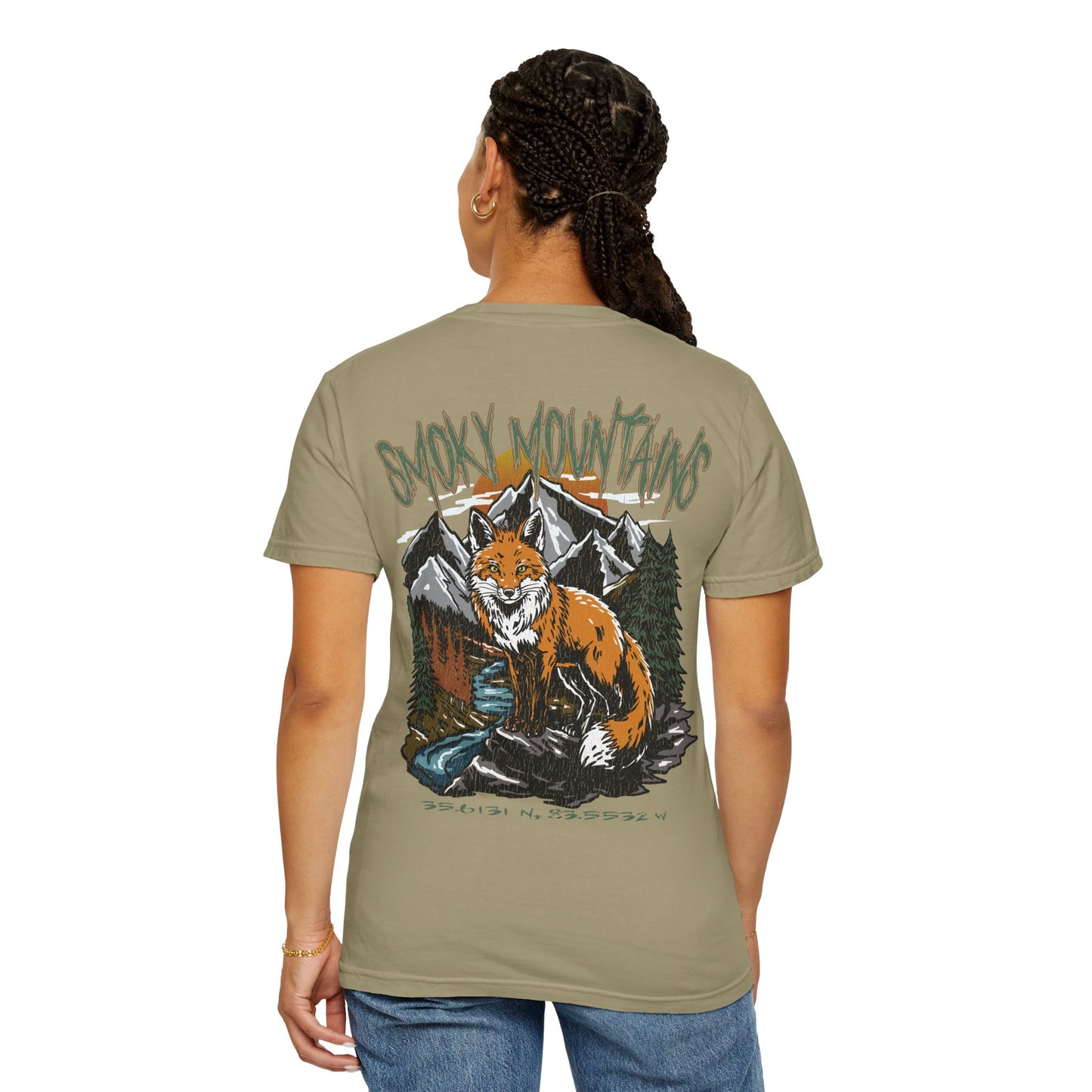 Smoky Mountains National Park Coordinates T-Shirt