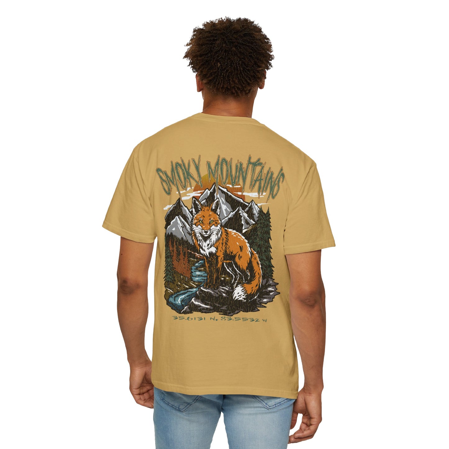Smoky Mountains National Park Coordinates T-Shirt