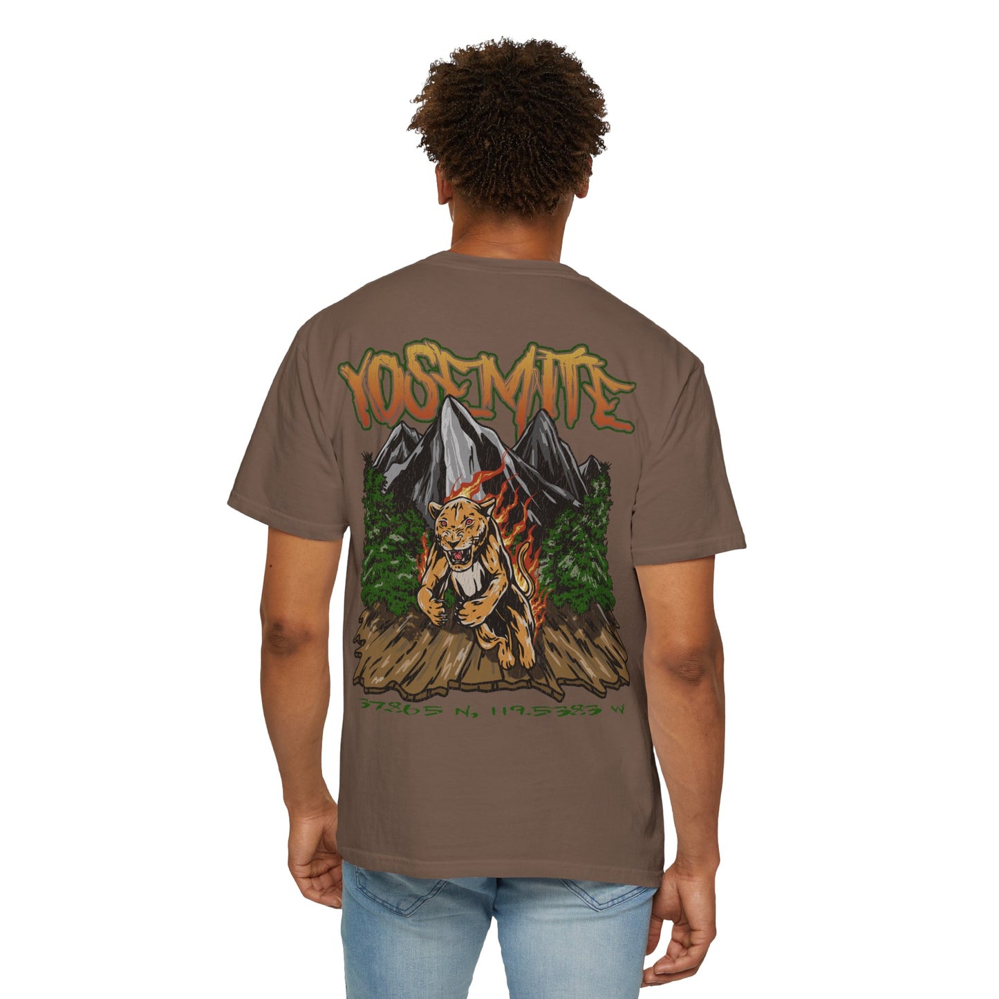 Yosemite National Park Coordinates T-Shirt