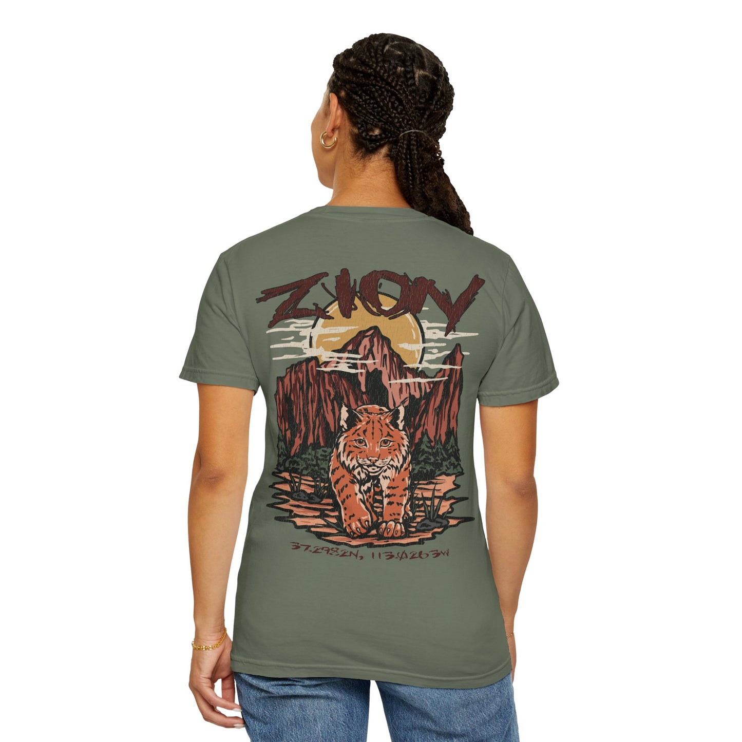 Zion National Park Coordinates T-Shirt